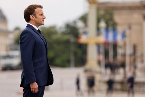 Emmanuel Macron presidió este miércoles el tradicional desfile militar de la Fiesta Nacional francesa en París con un despliegue del Ejército.