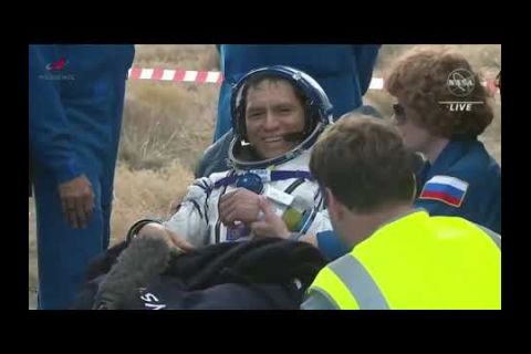 Embedded thumbnail for El astronauta Frank Rubio vuelve a la Tierra con un récord para la NASA y los hispanos