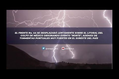Embedded thumbnail for Pronóstico del Tiempo 15 de marzo de 2019