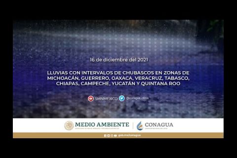 Embedded thumbnail for Pronóstico del Tiempo 16 de diciembre de 2021