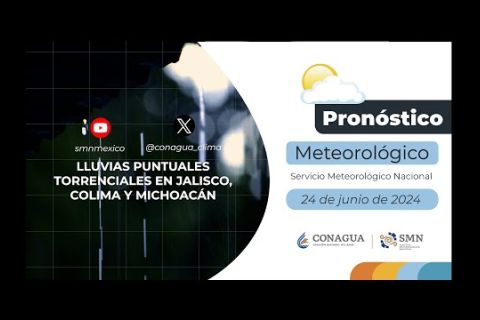 Embedded thumbnail for Pronóstico del Tiempo 24 de junio de 2024