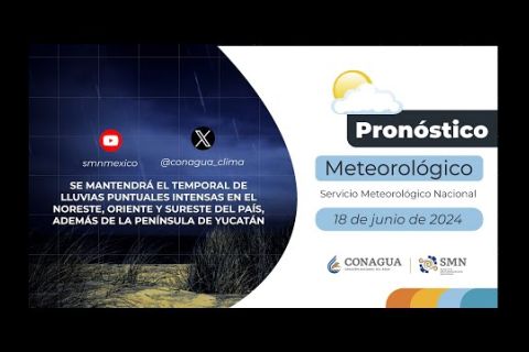 Embedded thumbnail for Pronóstico del Tiempo 18 de junio de 2024