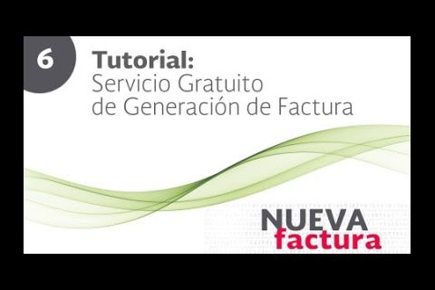 Embedded thumbnail for Tutorial Nueva Factura: Servicio Gratuito de Generación de Factura