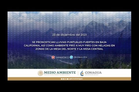 Embedded thumbnail for Pronóstico del Tiempo 23 de diciembre de 2021