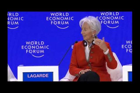 Embedded thumbnail for Lagarde responde a Trump en Davos con una llamada a trabajar juntos y respetar las reglas