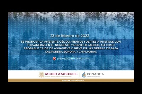 Embedded thumbnail for Pronóstico del Tiempo 23 de febrero de 2022