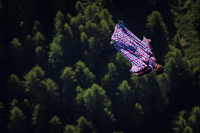 Salto con traje de alas Geraldine Fasnacht SolarStratos 01 180622