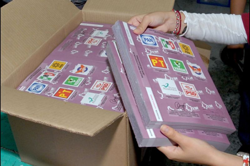 Boletas electorales. (Foto: Notimex).