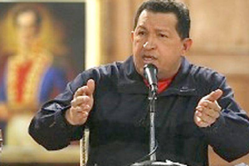 Hugo Chávez, presidente de Venezuela.