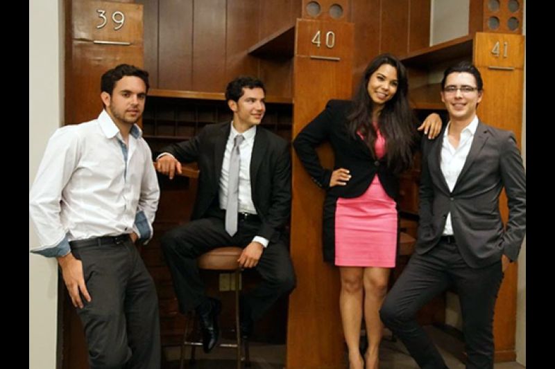 (De izq. a der.) José Antonio Nuño, Ramiro Fidalgo, Ruth Dalila Salcedo y Jordi Muñoz representarán a México en el certamen Global Student Entrepreneur Awards a celebrarse los días 22 y 23 de noviembre en Washington, D.C. en Estados Unidos.