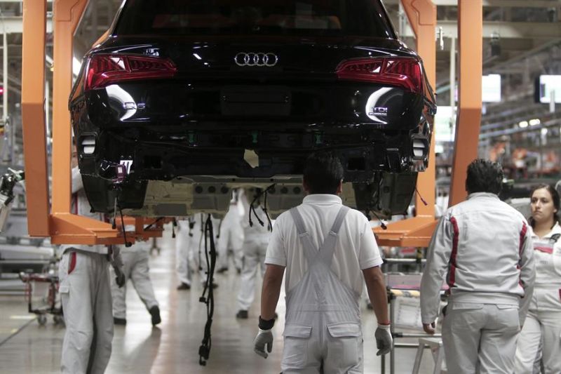 Vista de la nueva planta automotriz alemana Audi inaugurada el viernes 30 de septiembre de 2016, en el municipio de San José Chiapa, en el estado mexicano de Puebla.