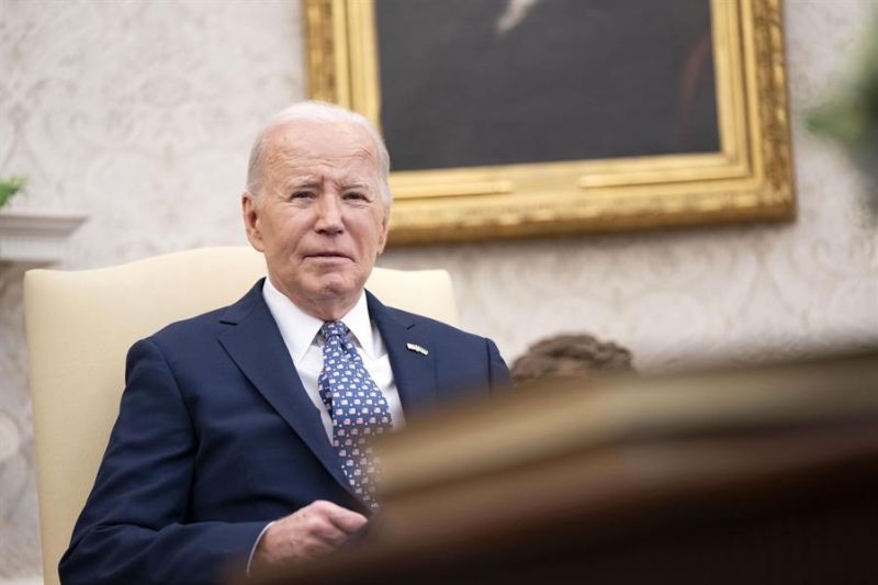 El presidente estadounidense Joe Biden. EFE/EPA/BONNIE CASH/PISCINA 01 280224