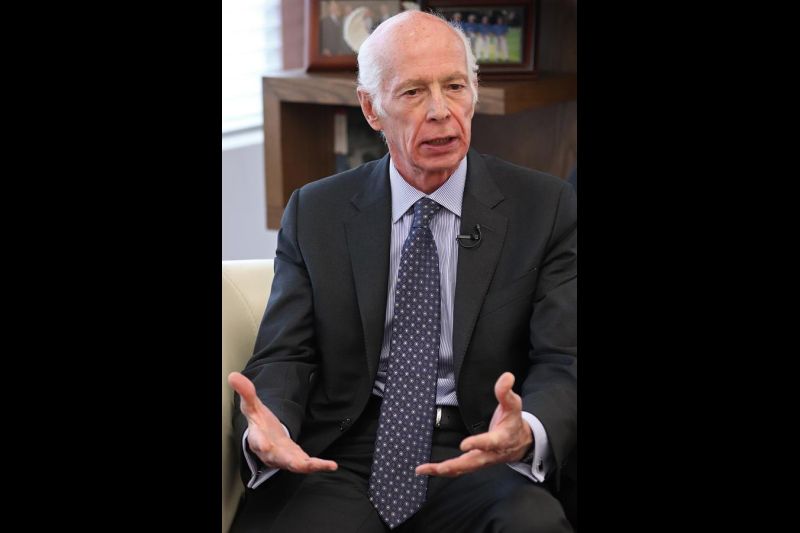 Fotografía fechada el 6 de marzo del 2020 del presidente de la Asociación de Bancos de México (ABM), Luis Niño de Rivera, durante una entrevista con Efe, en Ciudad de México (México).