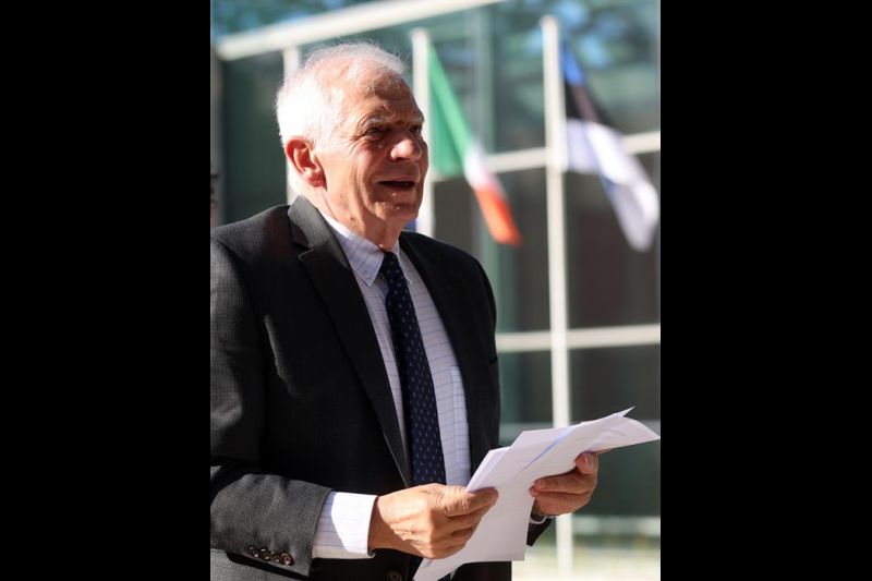 El Alto Representante de la Unión Europea para Asuntos Exteriores y Política de Seguridad, Josep Borrell, llega a un Consejo Europeo de Asuntos Exteriores en Luxemburgo, el 24 de junio de 2024. EFE/EPA/OLIVIER HOSLET