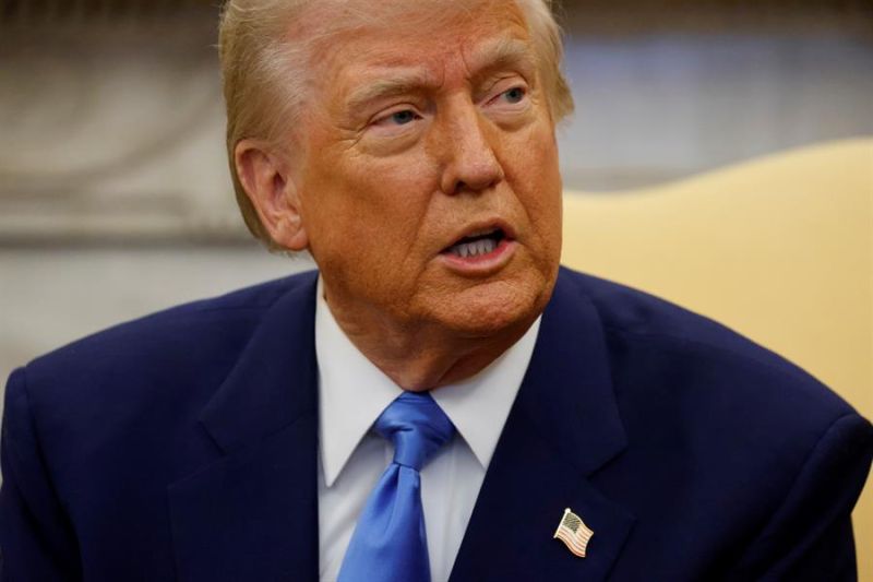 Fotografía del presidente de Estados Unidos, Donald Trump. EFE/Ludovic Marin