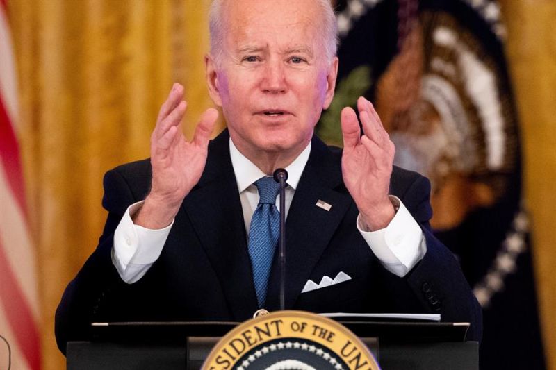 El presidente de los Estados Unidos, Joe Biden, participa en una reunión con el Consejo de Competencia de la Casa Blanca en Washington. 