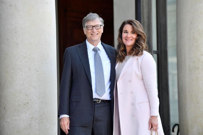 Los presidentes de la sociedad filantrópica Bill and Melinda Gates Foundation.