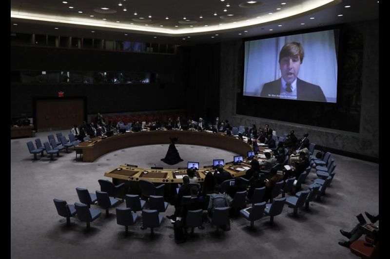 Fotografía de archivo de una sesión del Consejo de Seguridad de la ONU. 01 041122