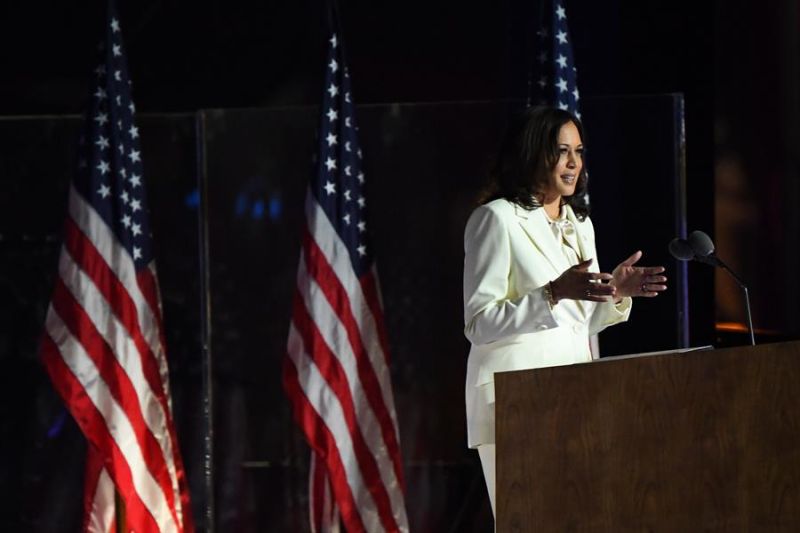 La vicepresidenta electa de EE.UU., Kamala Harris.