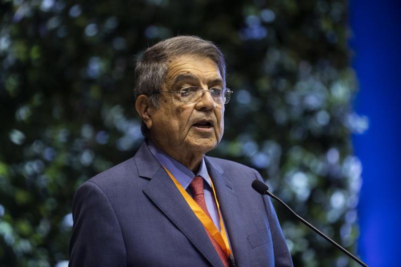 El escritor nicaragüense desnacionalizado y exiliado en España Sergio Ramírez, habla en la ceremonia inaugural de la décima edición del Festival Centroamérica Cuenta, hoy en Santo Domingo (República Dominicana). EFE/Orlando Barría