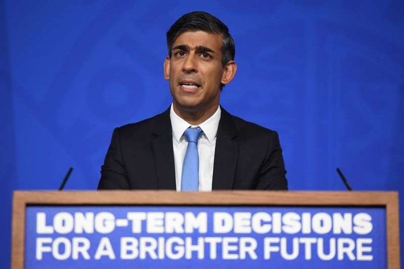 El primer ministro británico, Rishi Sunak. EFE/EPA/Chris J. Ratcliffe