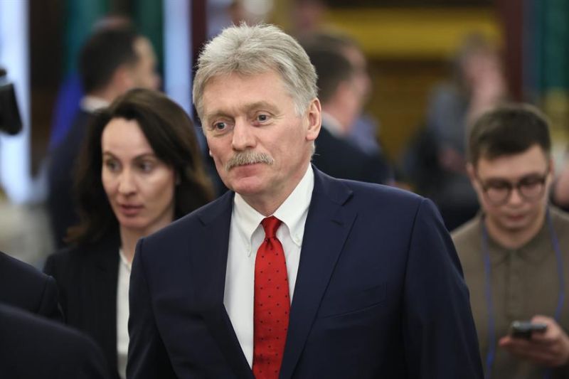 El portavoz del Kremlin, Dmitri Peskov, en una imagen reciente. EFE/EPA/YURI KOCHETKOV