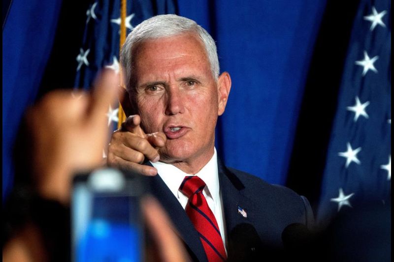 En la imagen, el vicepresidente de Estados Unidos, Mike Pence.