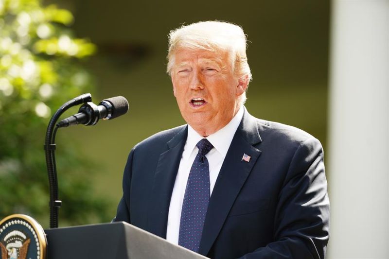 En la imagen la presidente estadounidense, Donald Trump.