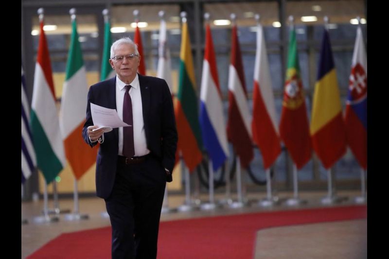 El alto representante para la Política Exterior y de Seguridad comunitario, Josep Borrell, este pasado lunes en Bruselas.
