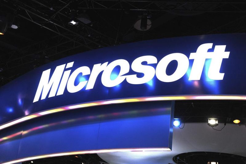 Fotografía de archivo que muestra el logotipo de Microsoft, en una fotografía de archivo. EFE/Andrew Gombert 01 010323