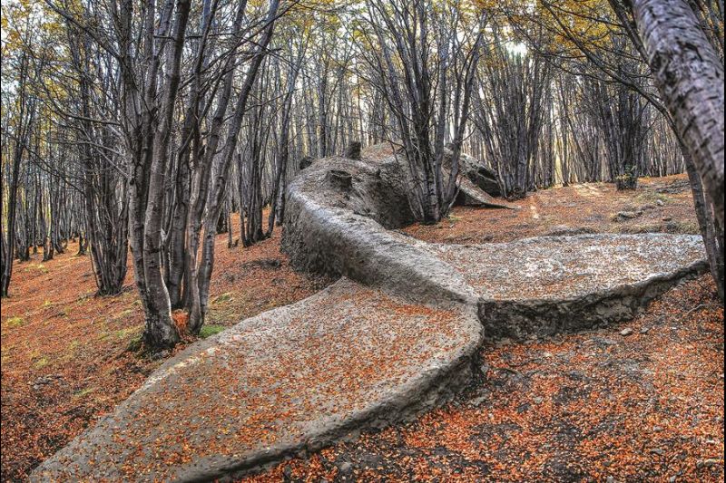Fotografía cedida por Adrián Villar Rojas de la instalación 'Mi Familia Muerta' (2009) del escultor argentino Adrián Villar Rojas. EFE/ Carla Barbero / Álbum Adrián Villar Rojas