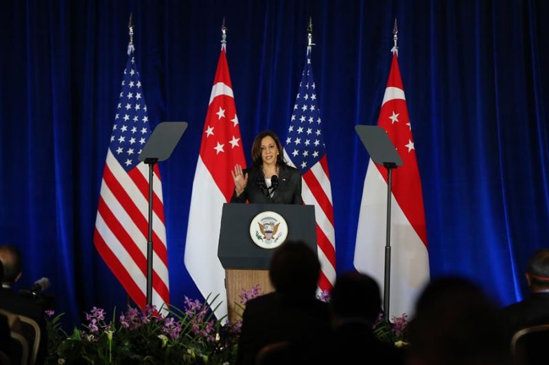 La vicepresidenta de Estados Unidos (EEUU), Kamala Harris.