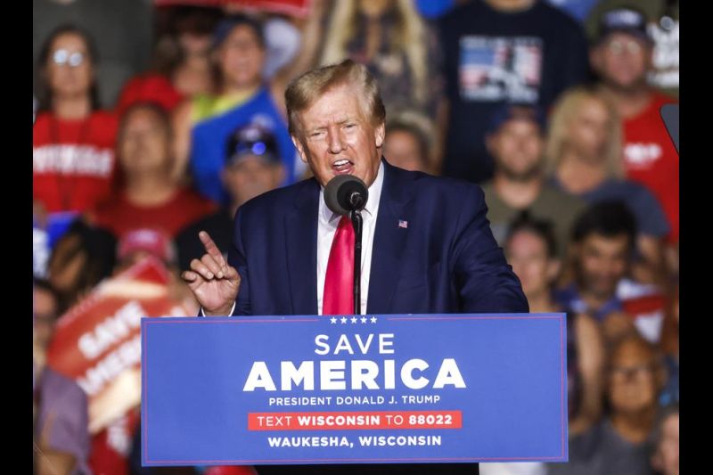 Fotografía de archivo del expresidente de EE.UU., Donald J. Trump 01 090822