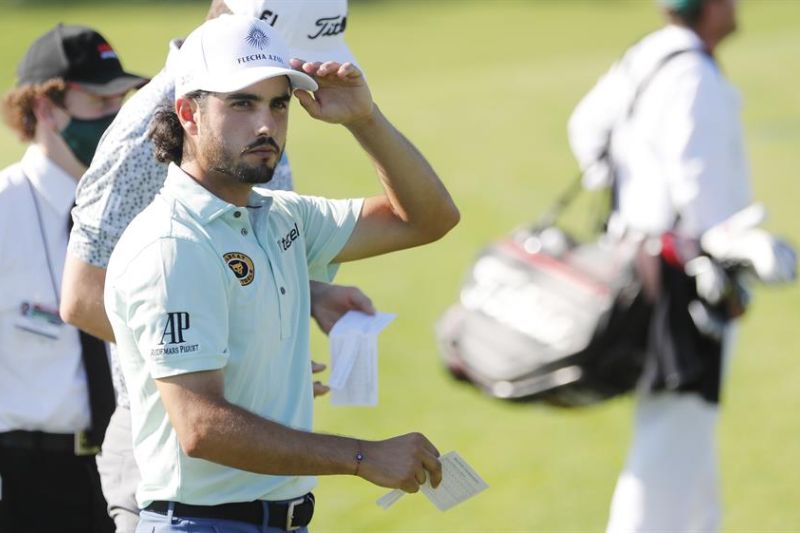 En la imagen el mexicano Abraham Ancer en el Masters de Augusta.