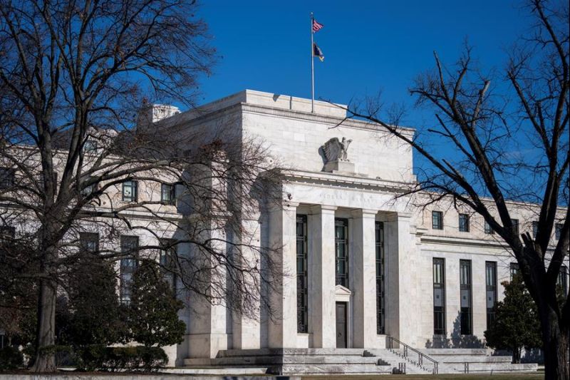Vista de la sede de la Reserva Federal de EE.UU., este 26 de enero de 2022, en Washington.