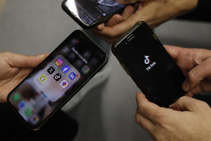 Fotografía de la aplicación de la redo social TikTok. EFE/ Ballesteros