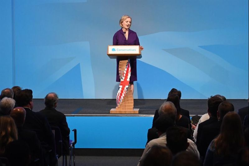 Liz Truss, la nueva líder del Partido Conservador, que se convertirá en primera ministra del Reino Unido.  01 050922