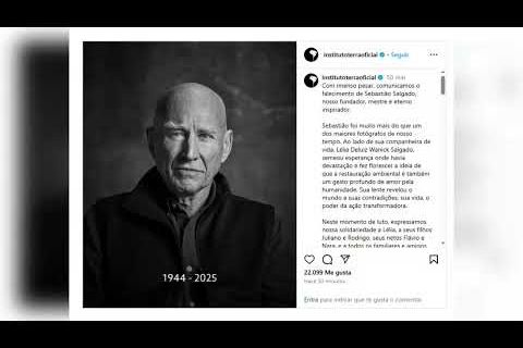 Embedded thumbnail for Fallece el fotógrafo Sebastião Salgado a los 81 años