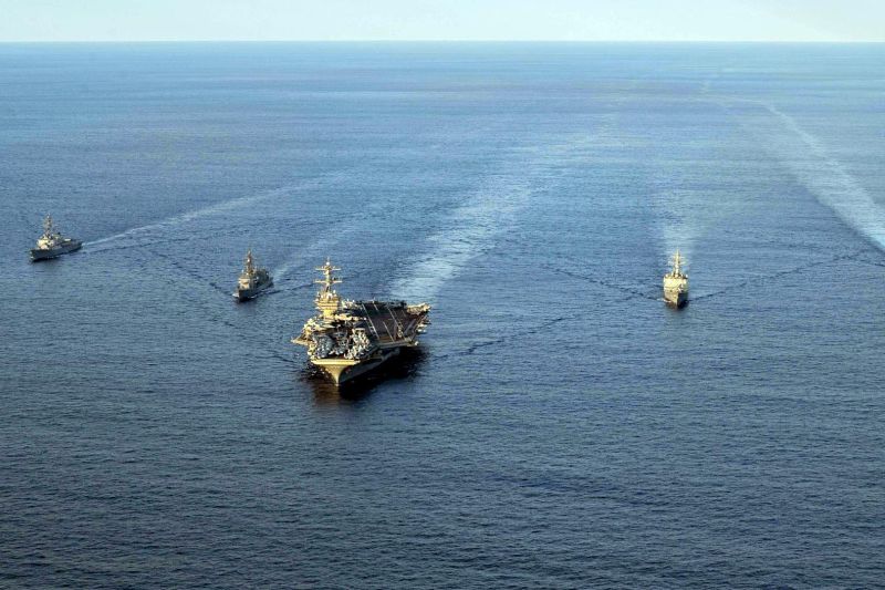 Ejercicios navales conjuntos de Corea del Sur, Japón y Estados Unidos frente a la isla de Jeju 01 271123