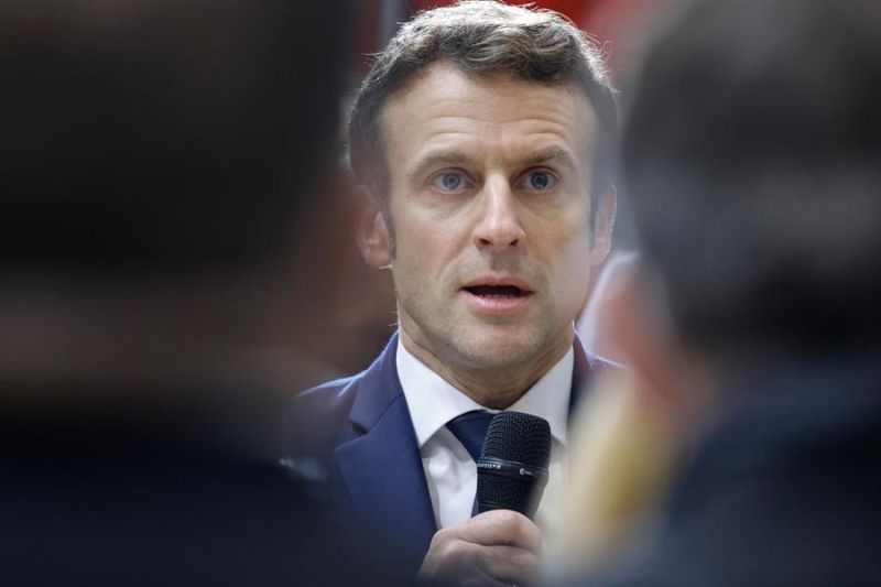 El presidente francés, Emmanuel Macron 01 260222