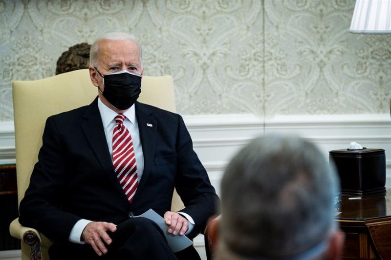 En la imagen el presidente estadounidense, Joe Biden.