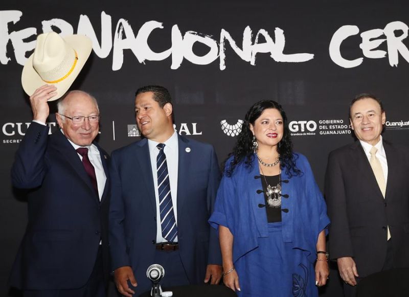 Conferencia de prensa en el Palacio de Bellas Artes en la Ciudad de México (México). EFE/Mario Guzmán