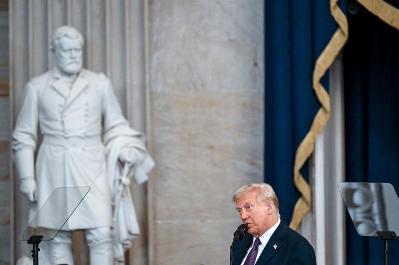 Fotografía de archivo del presidente de Estados Unidos, Donald Trump, en Washington DC (EE.UU.) EFE/Kenny Holston/Pool 01210425