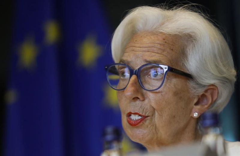 Imagen de la presidenta del BCE, Christine Lagarde. 01 210722