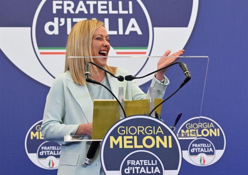 Giorgia Meloni, la líder ultraderechista de Hermanos de Italia. 01 260922