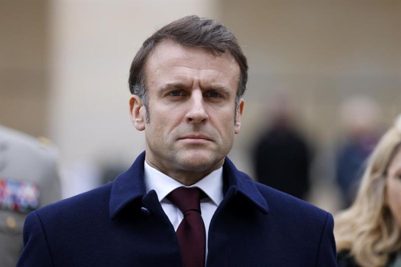 Imagen de Archivo del presidente francés, Emmanuel Macron.  EFE/EPA/LUDOVIC MARIN / POOL MAXPPP OUT 01 010324