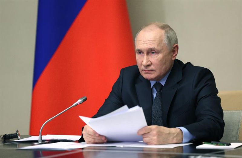 El presidente ruso, Vladímir Putin, en una imagen del 30 de octubre de 2023. EFE/EPA/GAVRIIL GRIGOROV / KREMLIN POOL / POOL MANDATORY CREDIT 01 021123