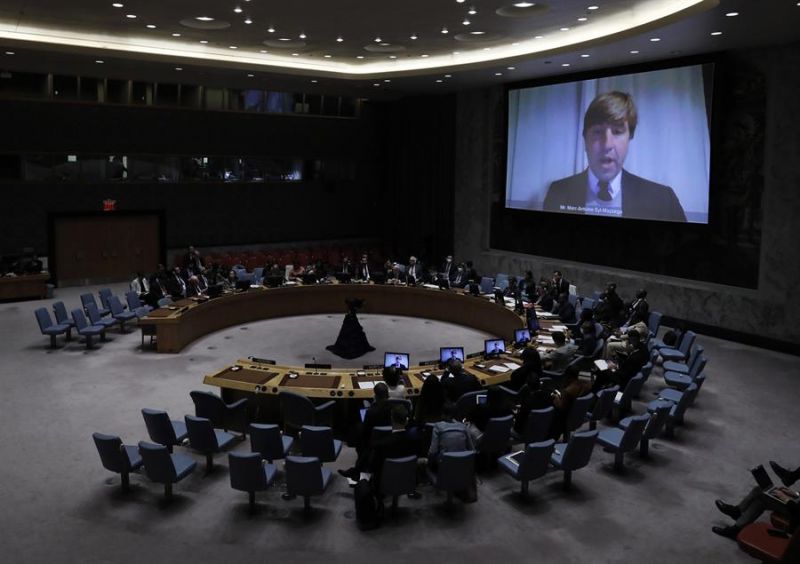 Fotografía de archivo de una sesión del Consejo de Seguridad de la ONU. 01 041122