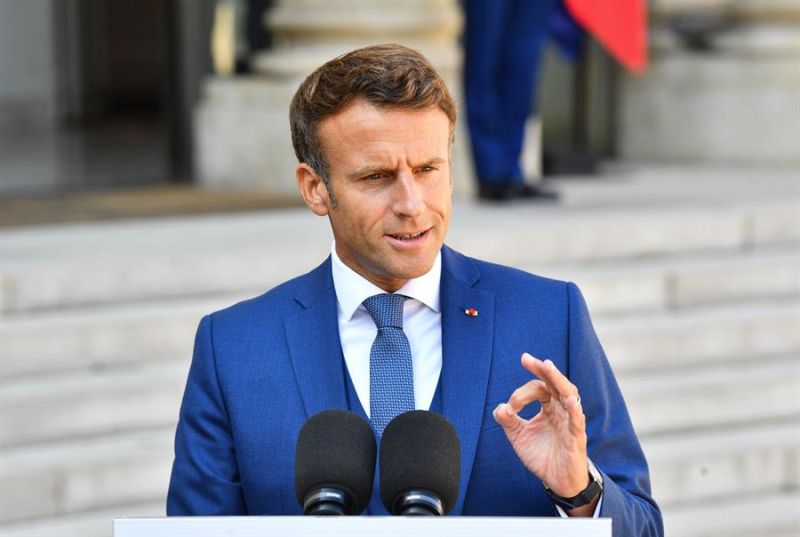 El presidente de Francia, Emmanuel Macron. 01 310822