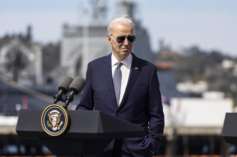 Fotografía de archivo del presidente de EE.UU., Joe Biden. EFE/EPA/ETIENNE LAURENT 01 150323